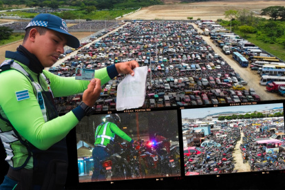 Algo más del 90 % de los vehículos retenidos en Guayaquil son motos, según confirmó la ATM en un comunicado.