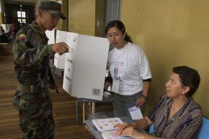 Imagen referencial/Ecuador regresará a las urnas para el referéndum sobre las bases militares extranjeras en el país