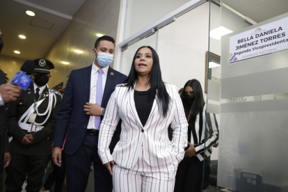 Exasambleísta. Bella Jiménez fue encontrada culpable de concusión.