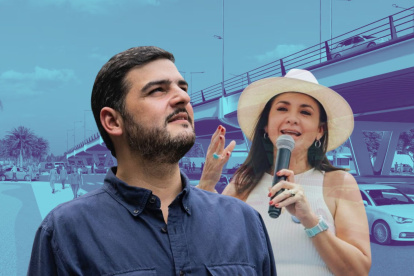 El alcalde reaccionó a la paralización de la obra por parte de la Prefectura.