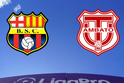 Barcelona SC y Técnico Universitario se enfrentan en el estadio Monumental.