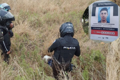 Sitio en el que fue hallado el cadáver del policía Julio Gaibor, reportado como desaparecido el pasado 20 de junio en el cantón Playas