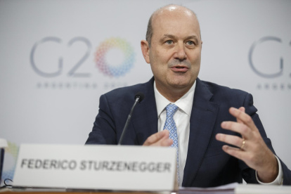 Fotografía del ministro argentino de Desregulación y Transformación del Estado, Federico Sturzenegger.