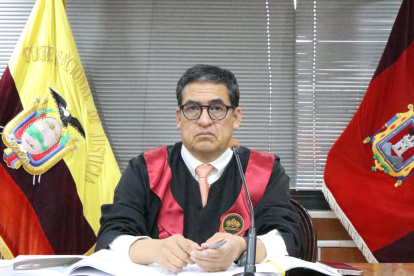 José Suing es el presiente encargado de la Corte Nacional de Justicia.