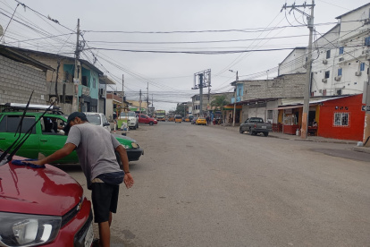 El sitio del triple crimen.