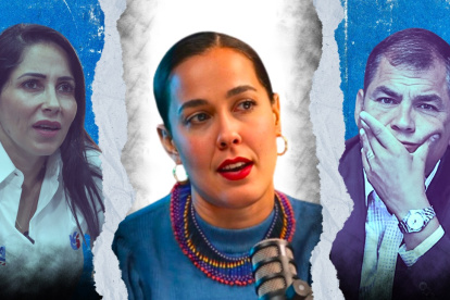 Alondra expuso sus diferencias con la postura actual de la Revolución Ciudadana.