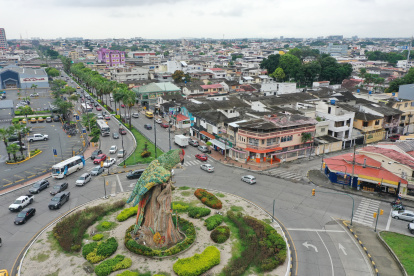 Vista de la ciudadela La Alborada, uno de los sectores del norte de Guayaquil que pertenece a la parroquia Tarqui, la más grande de la ciudad.