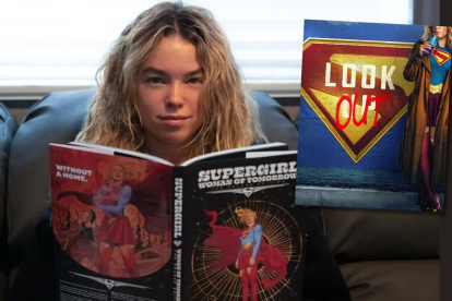 Milly Alcock dando pistas de su personaje como Supergirl