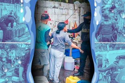 Operativo en Guayaquil deja más de 30 conexiones ilegales en barrio Chemisse