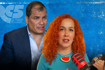 Alondra Santiago tuvo un roce con el líder máximo de la Revolución Ciudadana, el expresidente Rafael Correa.