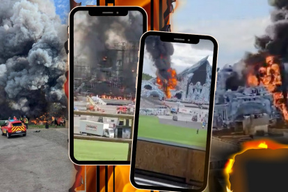 Una explosión de llamas envuelve la estructura principal de Tomorrowland; aún se desconocen las causas que provocaron el siniestro.