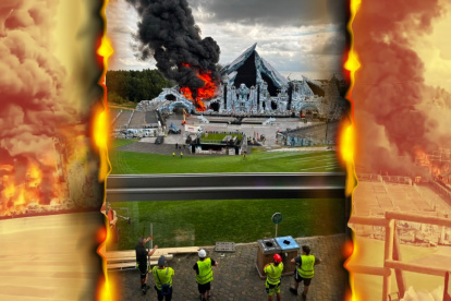 El escenario del Tomorrowland 2025 de Bélgica sufrió un incendio.