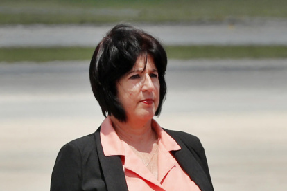 Fotografía de la ministra de Trabajo y Seguridad Social de Cuba, Marta Elene Feito. EFE