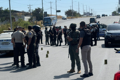 En la escena se recolectaron más de 60 casquillos de fusil.