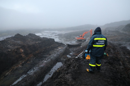 El terreno en el Antisana está prácticamente listo para recibir la nueva tubería de más de 300 metros.
