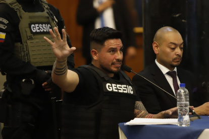 Daniel Salcedo compareció en la Comisión de Fiscalización este 17 de julio.