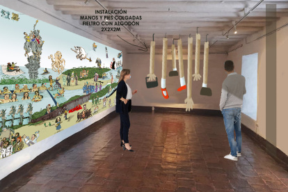 La artista Vilma Vargas denunció la cancelación de su muestra que estaba prevista llevarse a cabo en la Casa de la Cultura núcleo del Azuay.