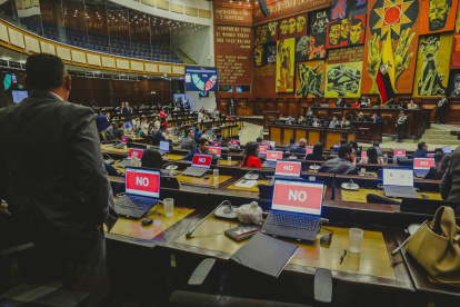 Una mayoría en la Asamblea votó en contra de ratificar la ley para que las asignaciones a los GAD sean directas.