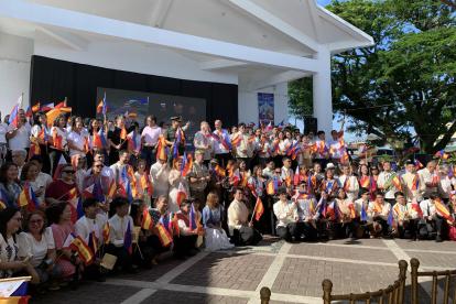 Vista de los participantes de la vigesimotercera edición del día de la amistad hispanofilipina celebrada este martes 8 de julio de 2025 en Baler.