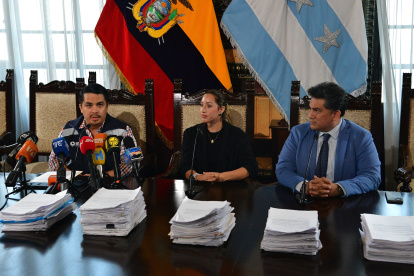 El Municipio dio una rueda de prensa.