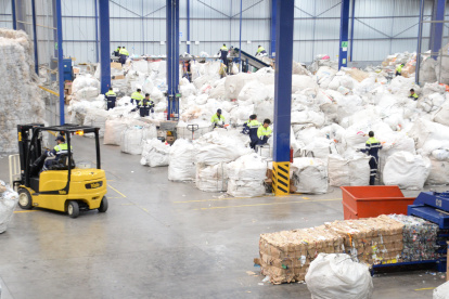 Gira tiene un ecosistema circular, en la foto un punto de reciclaje de la Corporación Favorita.