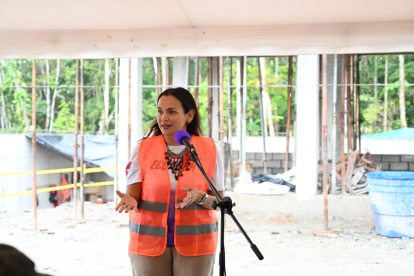 Inés Manzano, ministra de Energía del Gobierno de Daniel Noboa.