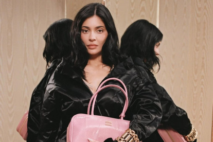 Kylie Jenner en la última campaña de Miu Miu