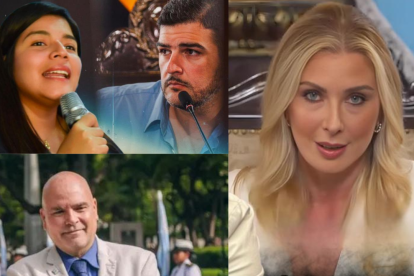 Concejales se enfrentan en X tras colocación de grillete al alcalde Aquiles Álvarez.