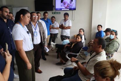 La asambleísta del correísmo Victoria Desintonio pidió intervención de la Contraloría en hospitales del Guayas