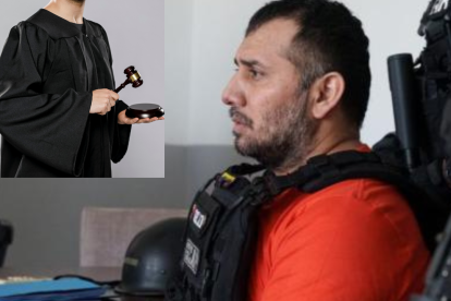 Foto simbólica de Adolfo Macías, alias Fito, ante el tribunal de Brooklyn, en Nueva York.