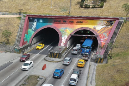 El intento de robo ocurrió en los túneles, una zona de alto tránsito vehicular.