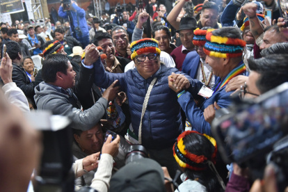 Marlos Vargas fue electo presidente de la Conaie para el periodo 2025-2028.