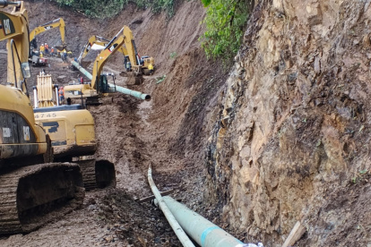 El transporte de crudo se suspendió a inicios de julio de 2025 por el avance de la erosión regresiva del río Coca.