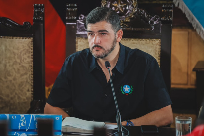 El alcalde de Guayaquil, Aquiles Álvarez.