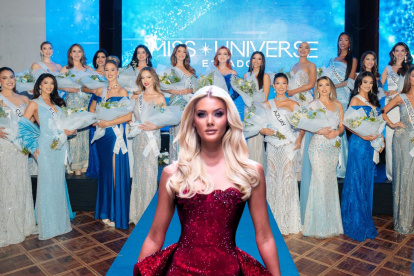 Las candidatas de Miss Universo Ecuador.