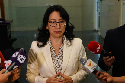 La vocal del Consejo de la Judicatura Solanda Goyes enfrenta un proceso de juicio político impulsado por el oficialismo enla Asamblea.