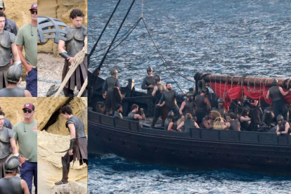 Fotos de las grabaciones de La Odisea