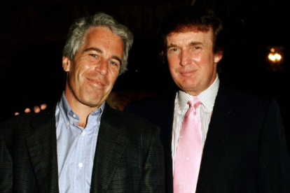 El presidente Donald Trump había sido cercado al fallecido Epstein