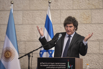 Fotografía del presidente argentino, Javier Milei.