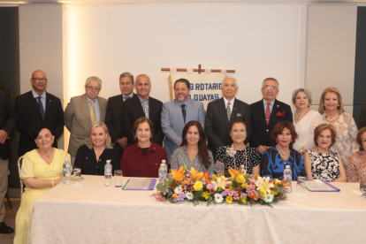 Durante el evento, Patricia Salvador de Dossman, presidenta saliente, presentó su informe de labores y tomó el juramento a la nueva presidenta, Ana Duque Cevallos.