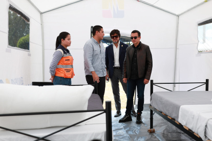 El presidente recientemente estuvo en Quito entregando ayuda humanitaria.