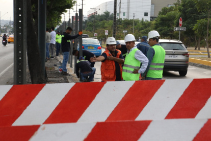 Las actividades de construcción de los pasos a desnivel en Los Ceibos fueron paralizadas el 10 de julio.