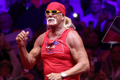 Hulk Hogan, leyenda de la WWE.