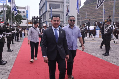 Ferdianan Álvarez participó de la sesión solemne de la Asamblea Nacional realizada este 24 de julio de 2025 en Guayaquil