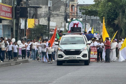 En la parroquia San Camilo, en Quevedo, se han realizado eventos religiosos en honor al patrono San Cristóbal.