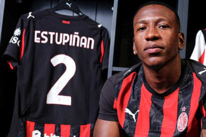 Pervis Estupiñán firmó con Milan hasta el final de la temporada 2030.