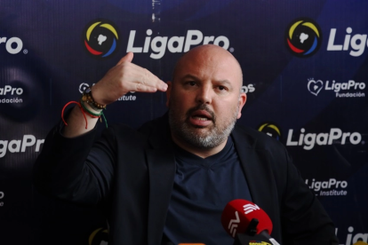 Miguel Ángel Loor, presidente de LigaPro, se refirió a la gestión de Francisco Egas en FEF