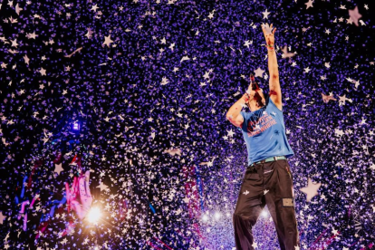 Concierto de Coldplay en Boston.