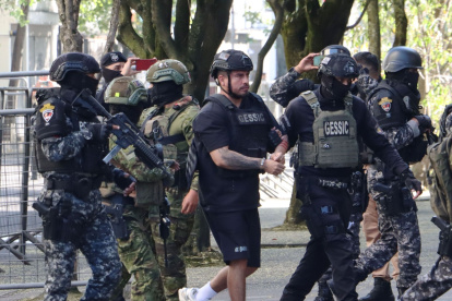 Daniel Salcedo acudió este viernes 25 de julio de 2025 a la Fiscalía General para cumplir con varias diligencias.