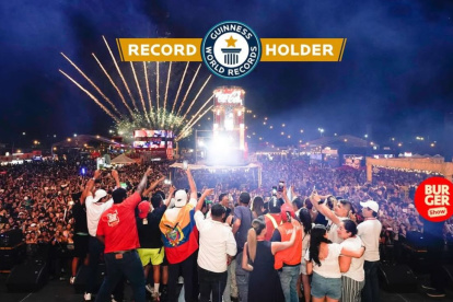 En el evento Burger Show 2025 se logró un nuevo récord Guinness.